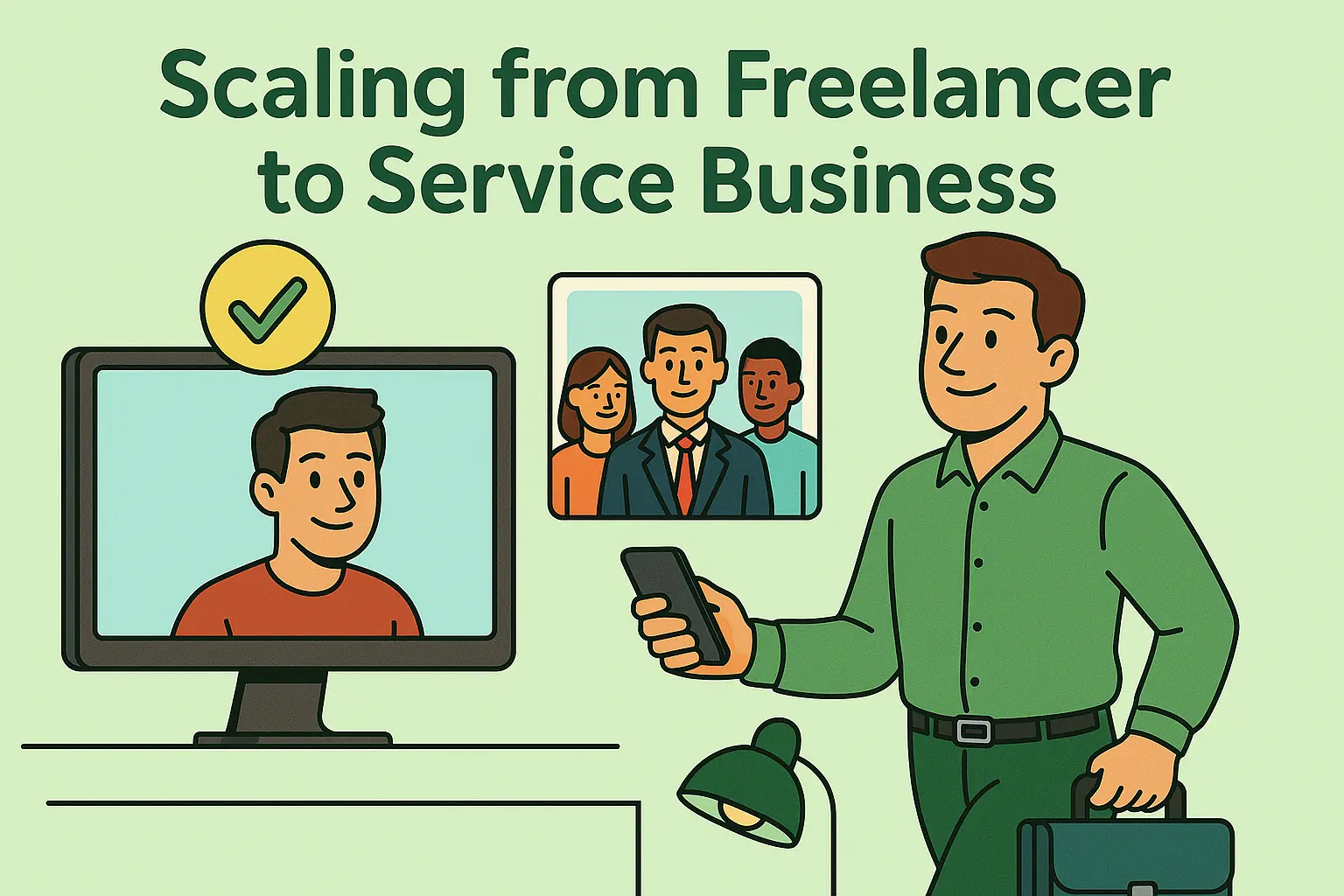 How to Scale From Freelancer to Service Business