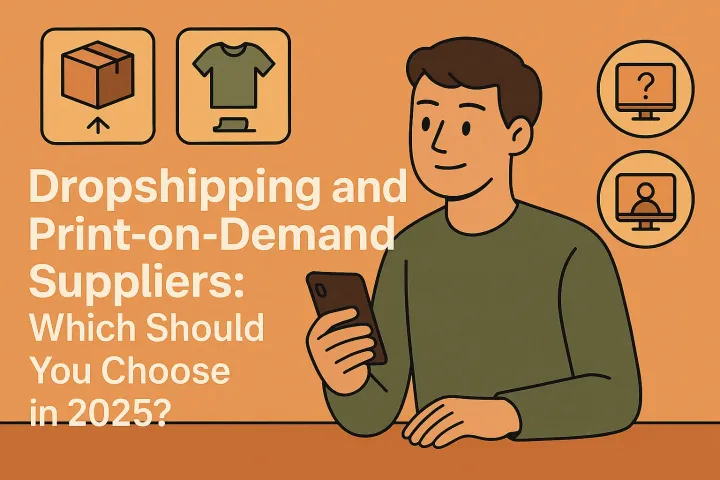 Dropshipping and Print-on-Demand Suppliers: Which Should You Choose in 2025?