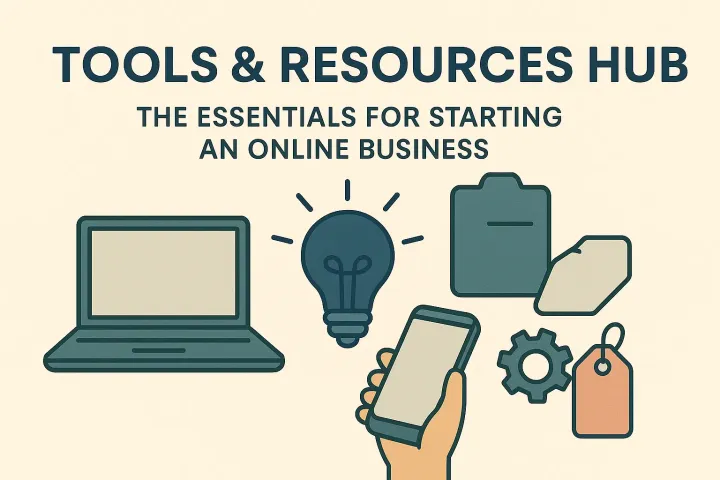 Tools & Resources Hub: The Essentials for Starting an Online Business