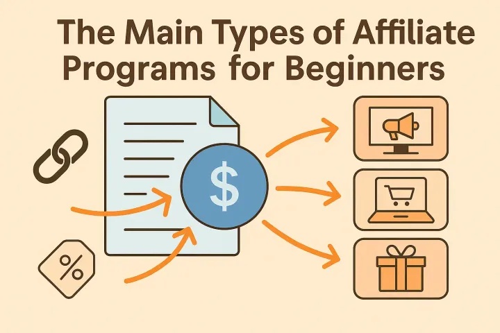 The Main Types of Affiliate Programs for Beginners in 2025